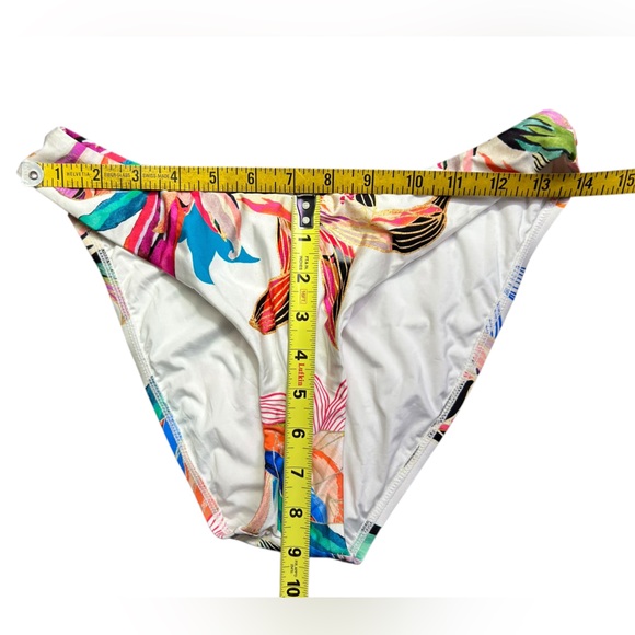 LA BLANCA Women's Paradise Ruched Hipster Bikini swim Bottom size 10 NWT - Picture 5 of 7